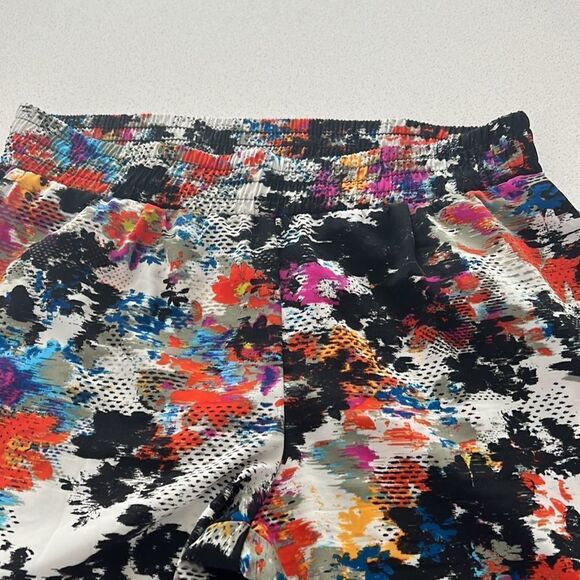 Aqua Faux Silk Joggers - Picture 5 of 6